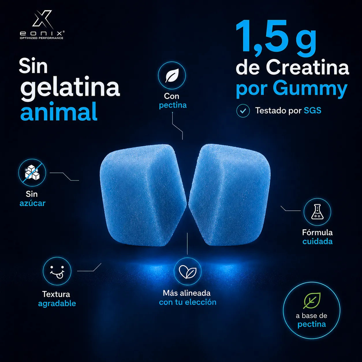 EONIX® Creatine Gummies · Blueberry:
